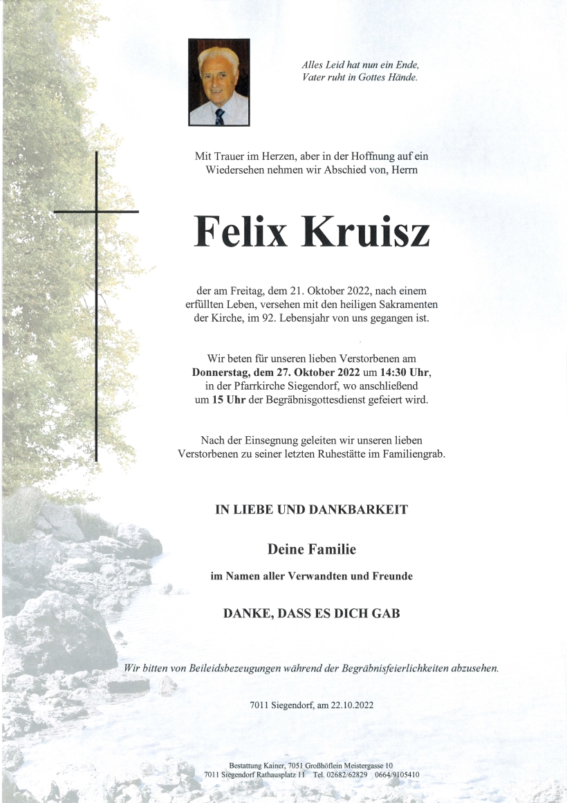 Kruisz Felix Parte Siegendorf