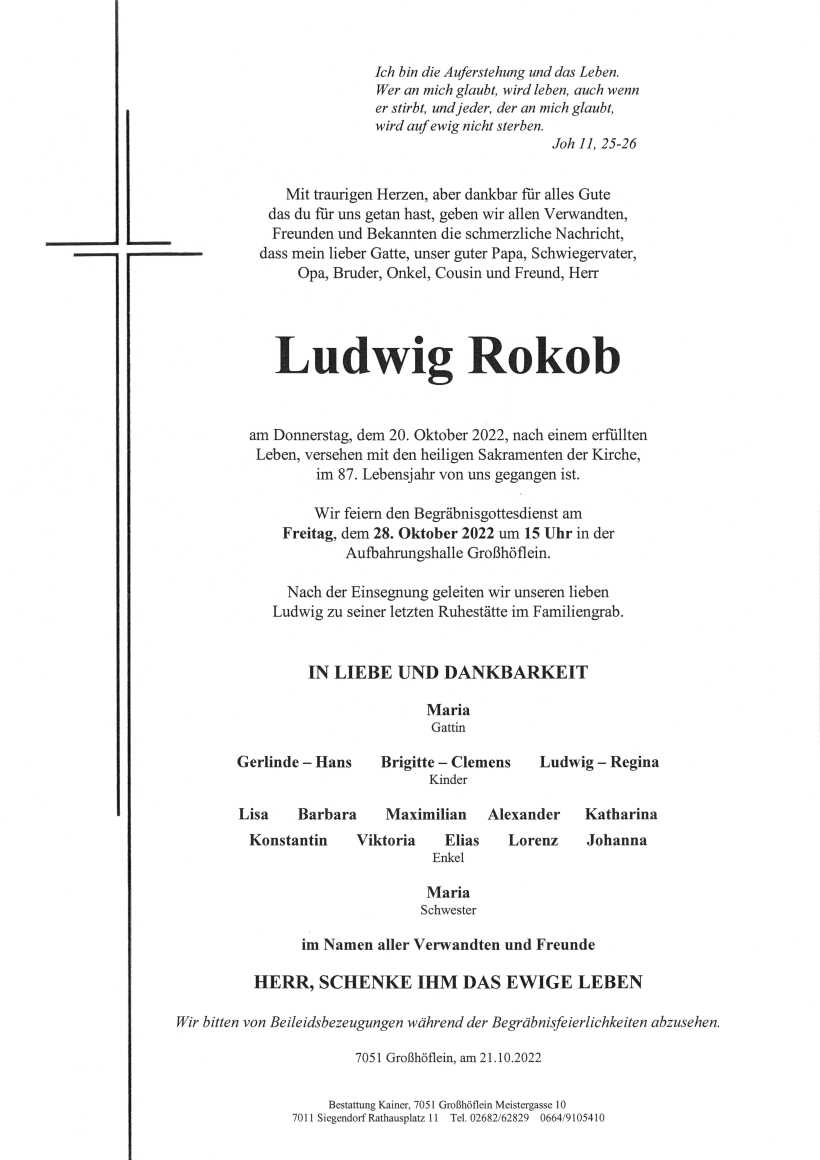 Rokob Ludwig Parte Großhöflein