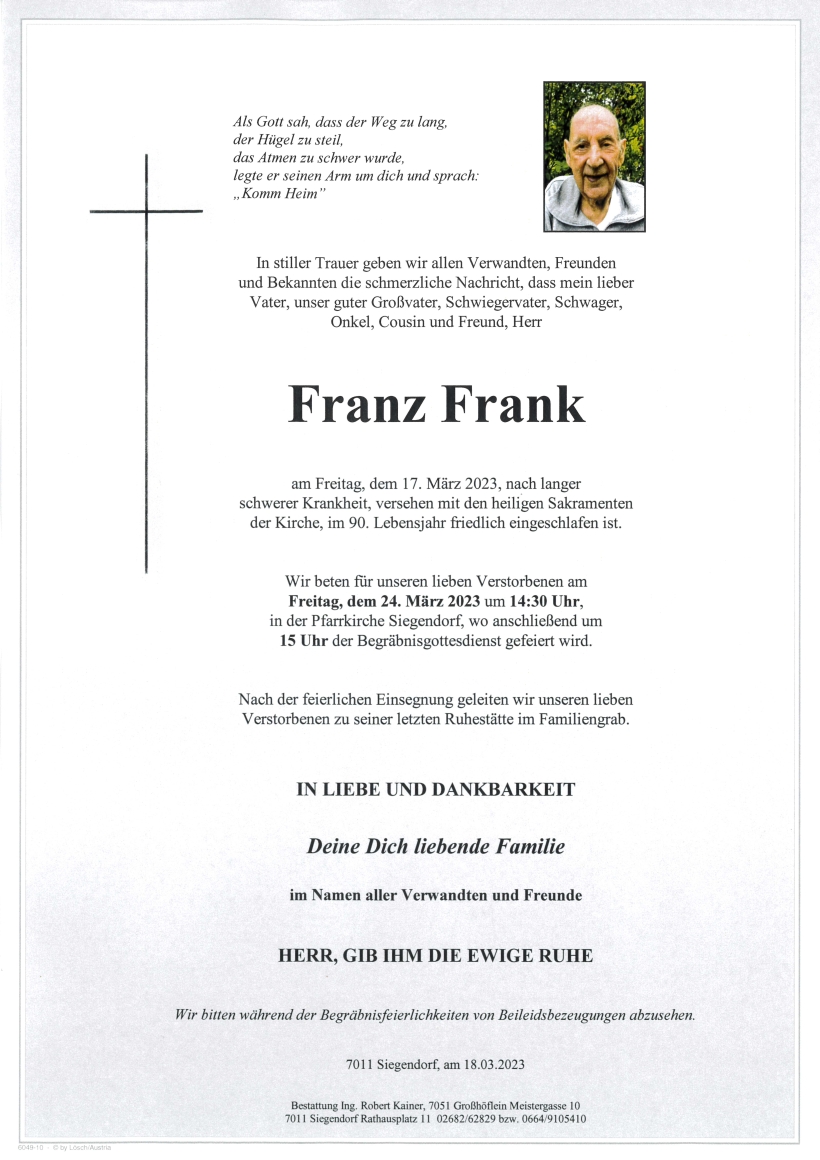 Frank Franz Parte Siegendorf