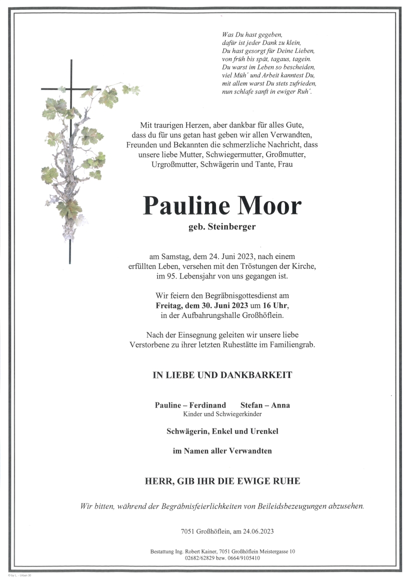 Moor Pauline Parte Großhöflein