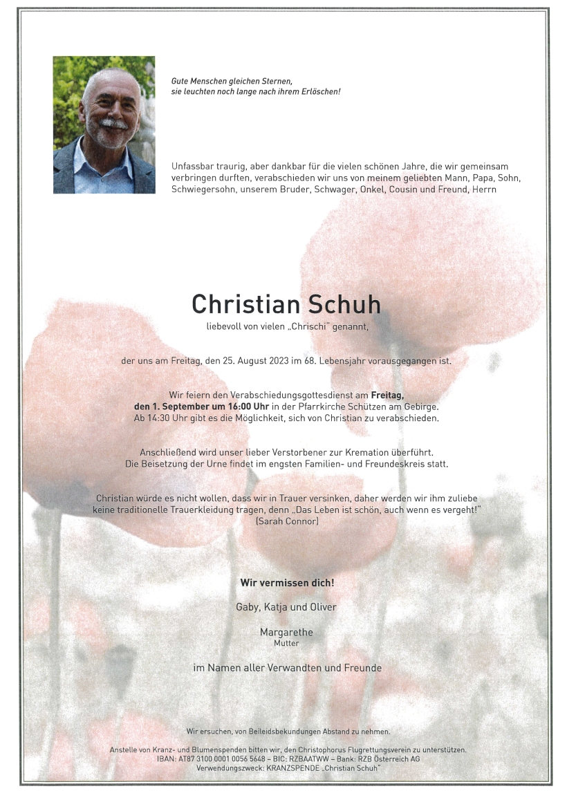 Schuh Christian Parte Schützen