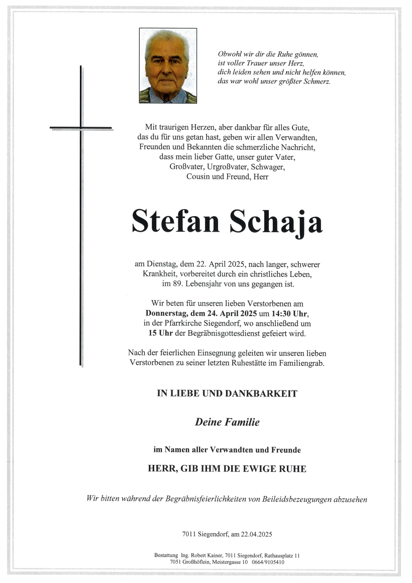 Schaja Stefan Parte Siegendorf