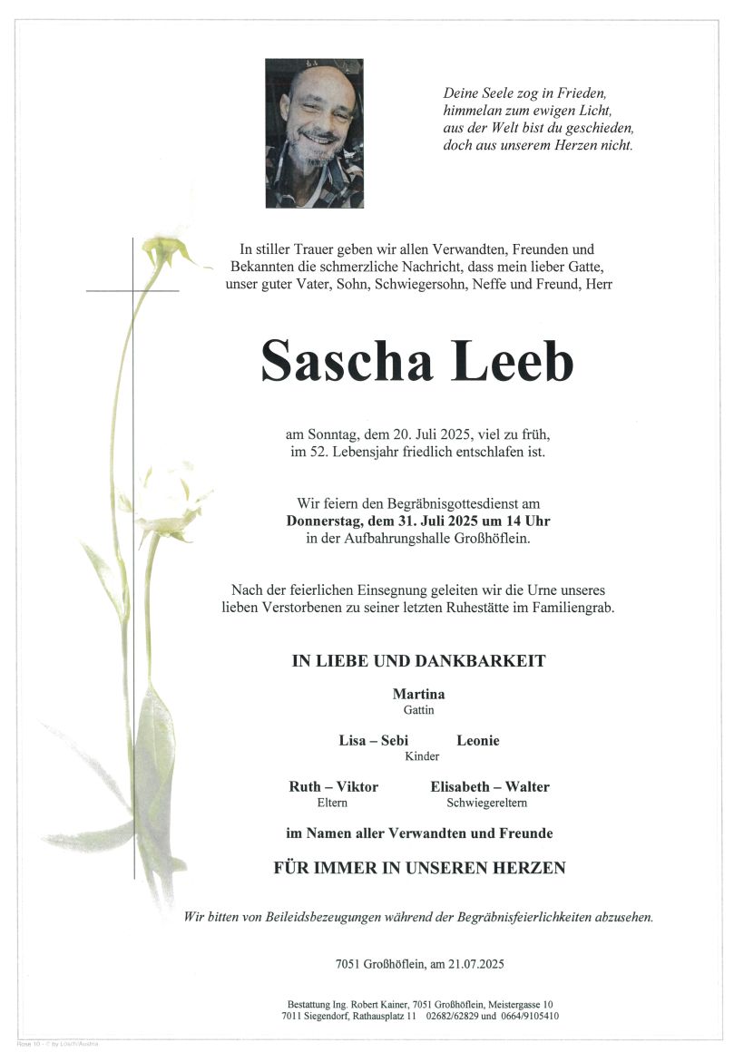 Leeb Sascha Parte Großhöflein