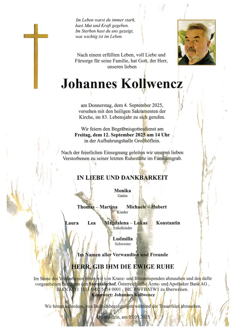 Kollwencz Johannes Parte Großhöflein