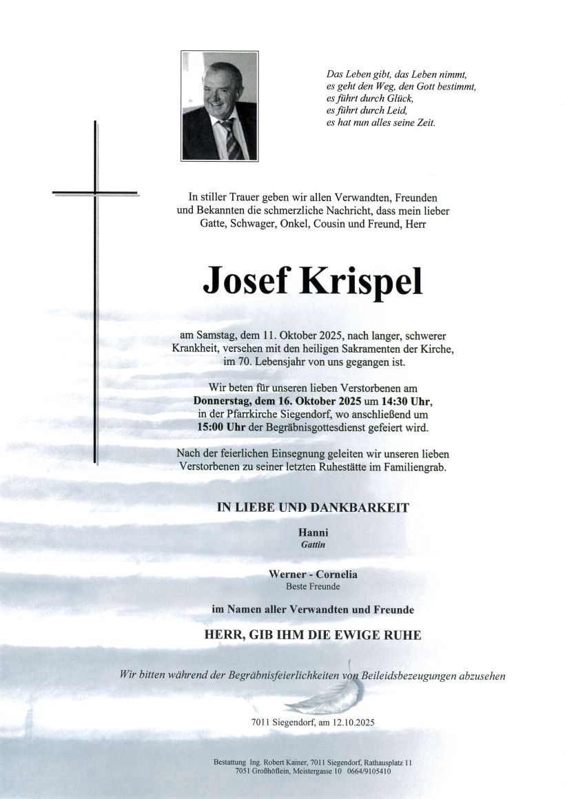 Krispel Josef Parte Siegendorf