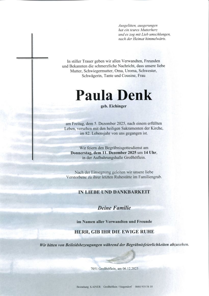 Denk Paula Parte Großhöflein